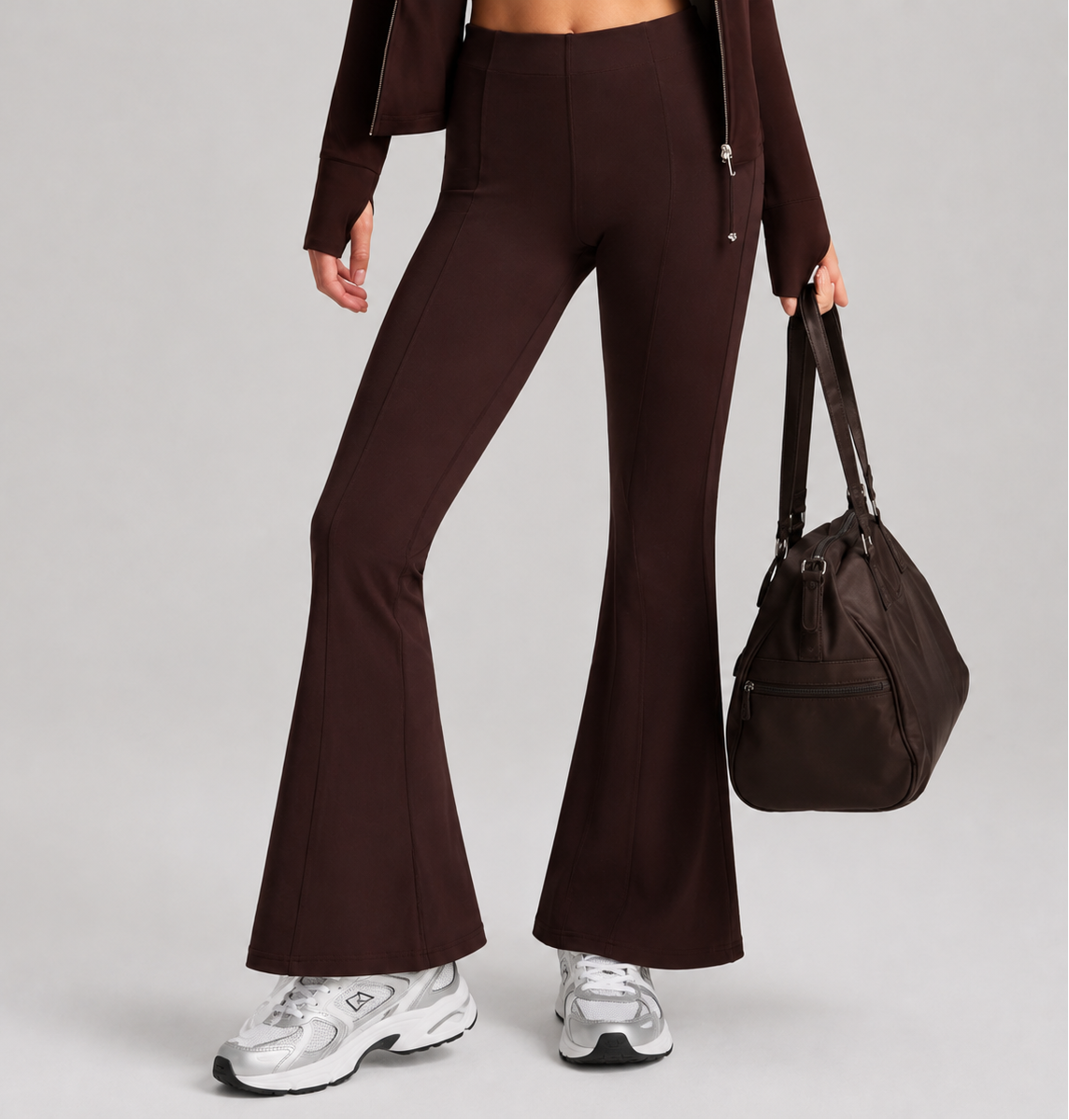JADE Flared Pants – High Waist Fit